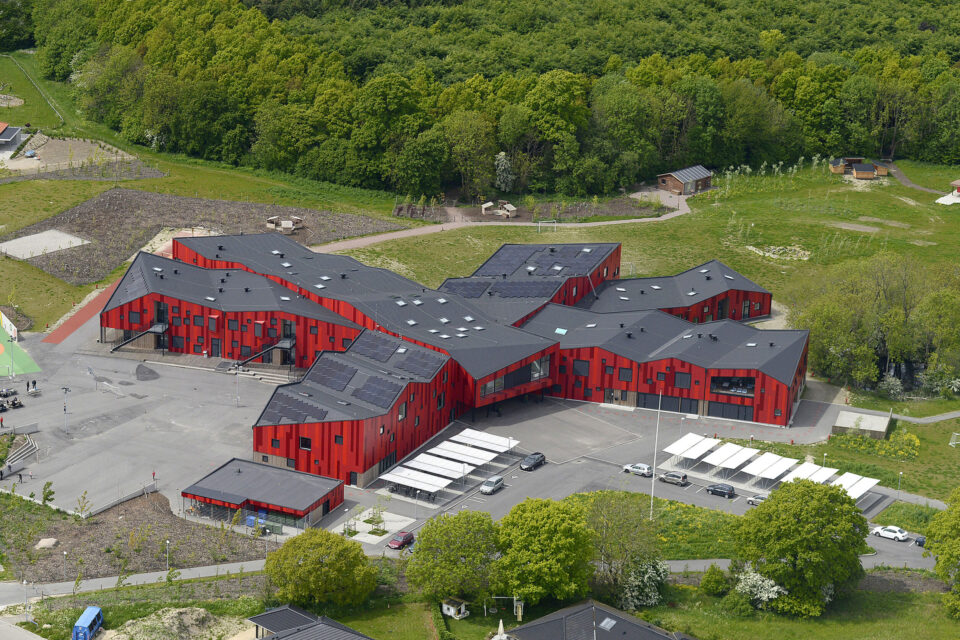 Luftfotografering Vibenholm Skole
